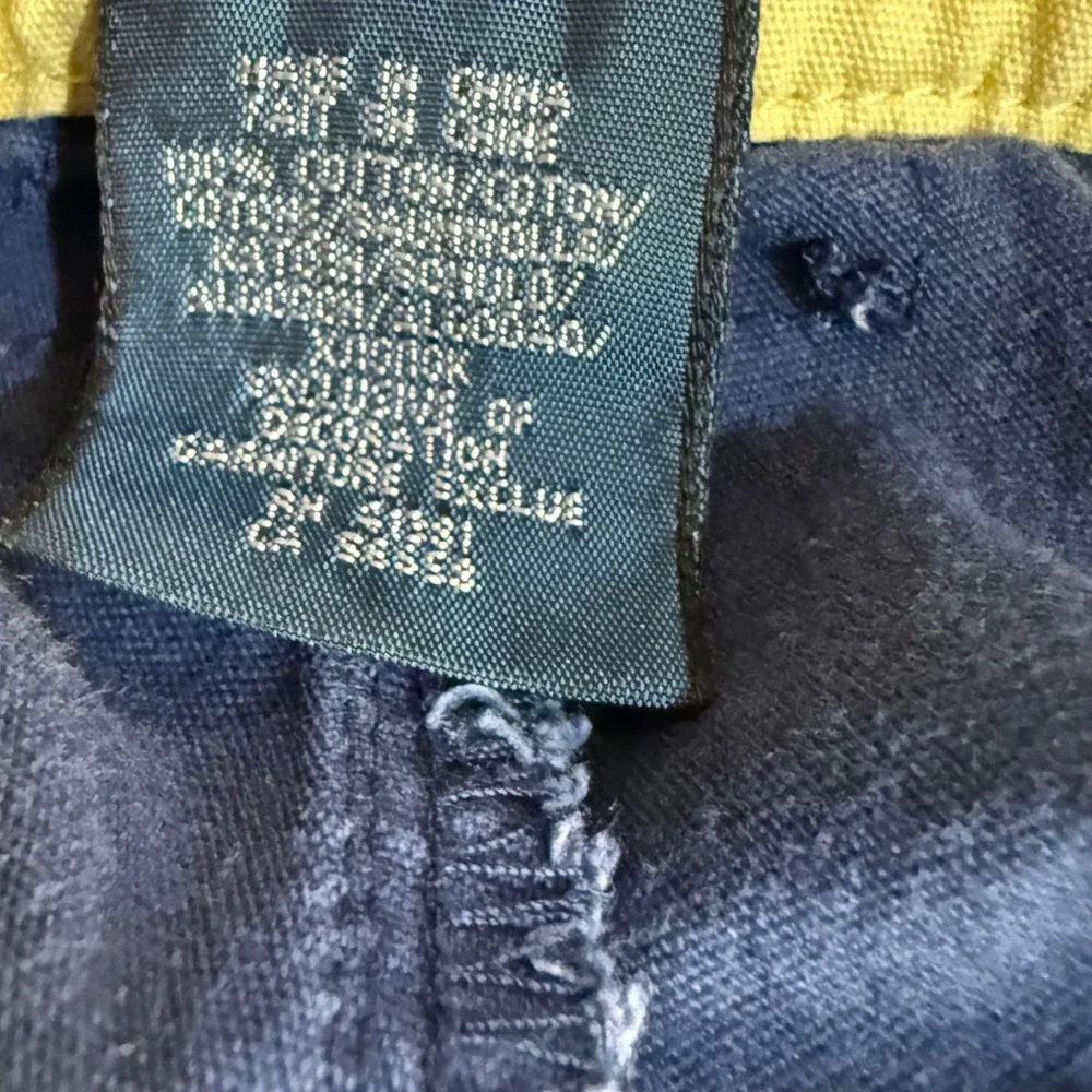 Polo Ralph Lauren Shorts Toddler Boys 3T Navy Yellow Pony Graphic Preppy Sporty